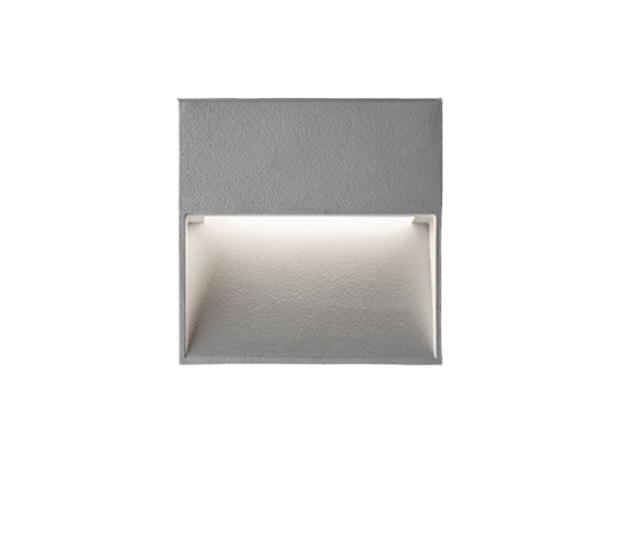 Aleo C Aplique Pared Exterior Led 4W 3000K 130x40º IP65 Dim TRIAC Blanco Texturado