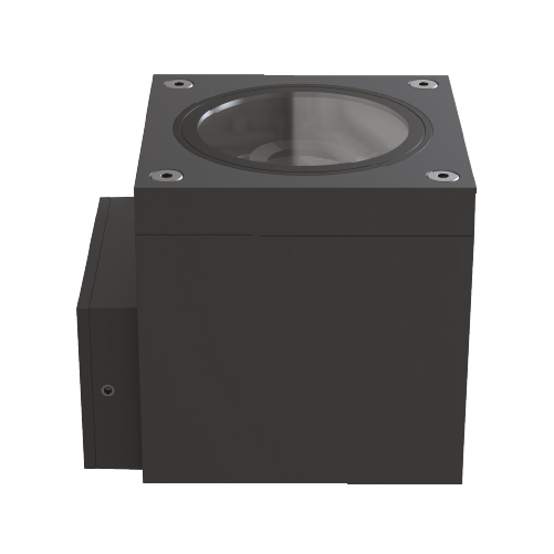 Kalu 2.0 C Uni Aplique Pared Exterior Cuadrado GU10 Par16 IP65 Gris Grafito