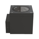 Kalu 2.0 C Uni Aplique Pared Exterior Cuadrado GU10 Par16 IP65 Gris Grafito