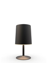 Hi Hat Velador Pantalla Metal Di.22Cm E27 36W H.30Cm Negro Microtexturado