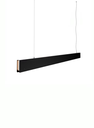 Masterline Colgante Pantalla Metal Largo.180Cm Led 44,1W 3000K Negro Semimate