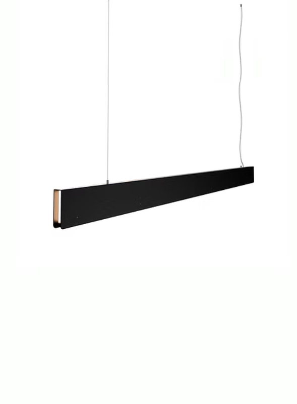 Masterline Colgante Pantalla Metal Corto.120Cm Led 25,2W 3000K Negro Semimate