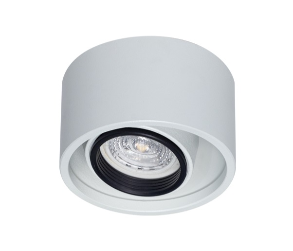 Onn Semi Embutido Redondo Movil 1Luz PAR16 GU10 Di.95x55mm Blanco Texturado