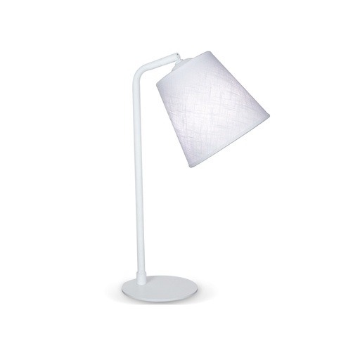 [VE8800-01 YLB BL] Mila Velador Conica 1L E27 Lienzo Blanco h.41cm Blanco