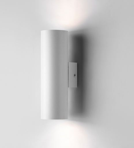 [03.AA63.0010.03] Coco Aplique Pared Cilindrico GU10 Par16 13w ø56x180mm C/Tapaboca Blanco