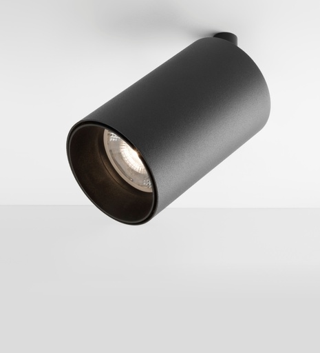 [07.AA63.0010.06] Coco 1.2 Cabezal Cilindrico GU10 Par16 13w ø56x90mm Negro/Negro