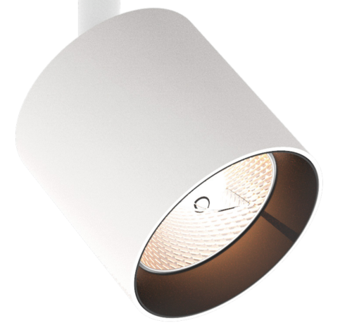 [07.AA63.3011.03] Coco 1.2 Cabezal Cilindrico GU10 Ar111 13w ø122x126mm Blanco/Blanco