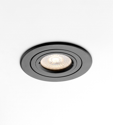 [06.63.9325.06] Cadio 2.0 Embutido Redondo Movil GU10 Par16 50w Negro Texturado