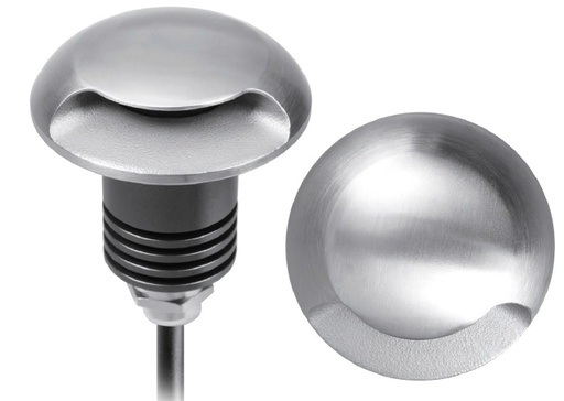 [XP-501] Velux Embutido de Piso Led Cree 3W 1 Salida 100º 3000K IP67 24V