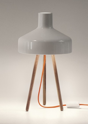 [Juana Mesa] Juana Mesa Ceramica/Madera E27 Blanco