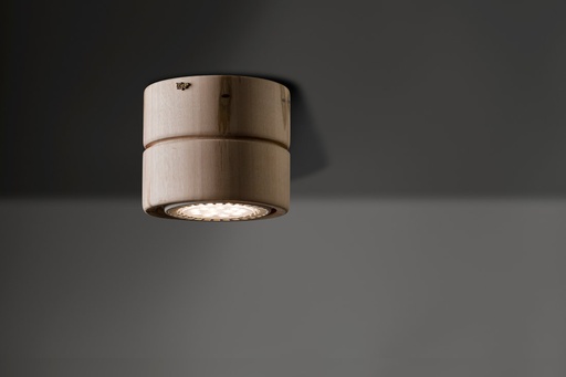 [PLAFON DOBLE AR111] Plafon Doble Madera c/Lamp Led AR111 GU10