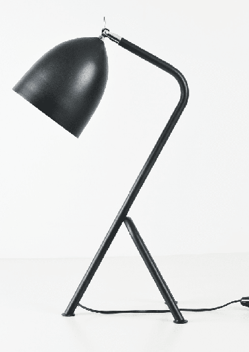 [OLIVIA M NG] Olivia M Lampara de Mesa Mini Tripode 1L E27 Negro Mate