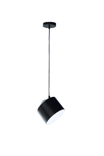 [BARI T NG/BR] Bari T Colgante Tacho Di.20cm 1L E27 Negro/Bronce