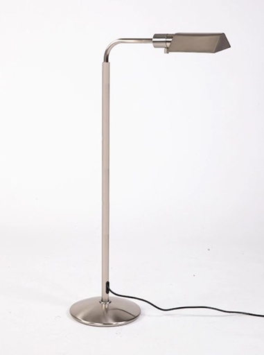 [603007] Face Lampara de Pie Regulable Pantalla Metalica E27 Niquel