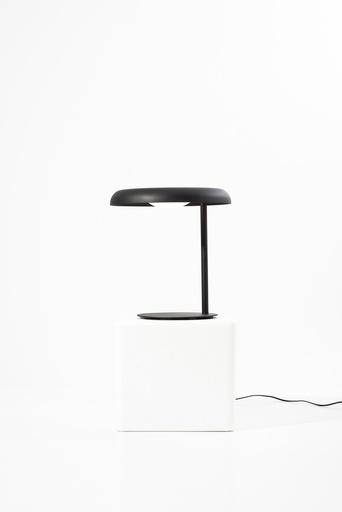 [GM4N] Gota 40 de Mesa Aluminio Di.40xh.42cm Led G9 6W 2700k Negro Mate