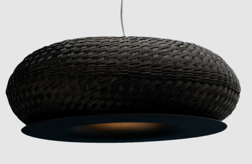 [X-B02] Valle XS Colgante Simbol Di.42xh20cm Led 14,7w 2700k 2000Lm Negro C/Disco Negro