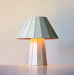 [MAJA M23 BS] Maja M23 Lampara Mesa Placa Laqueada E27 Led Di.23xh25cm Blanca Satinada 