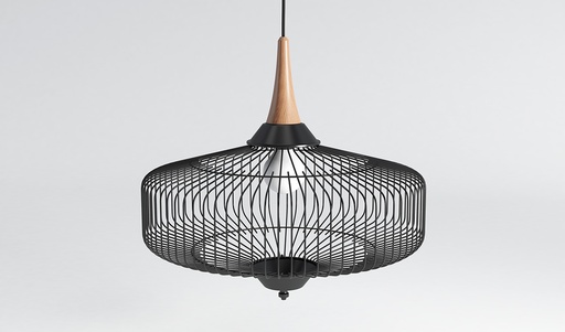 [ALHAMBRA.NG] Alhambra Colgante Di.55cm 1L E27 Negro