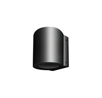 [2149/02.13] Tondo Aplique Unidireccional Led PAR16 GU10 80xh.100mm Negro Texturado