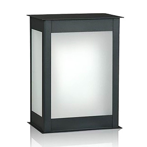 [120 01G] Farol Recto Aplique Pared IP40 1L E27 170xh.250mm Gris Grafito