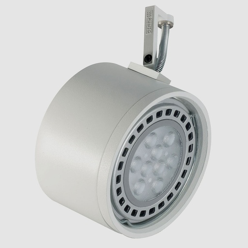 [CATU111GUCBT ] Tuba Cabezal Corto Led AR111 GU10 h.80mm  Blanco Texturado