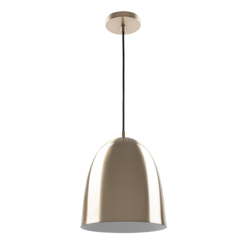 [COR 230 OM] Retro Wok Colgante 1 Luz E27 Di.23cm Oro Mate
