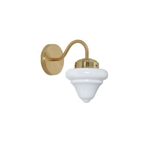 [RO 25 E B] Rosario Aplique de Pared Acero IP20 1 Luz E27 Di.25xh35cm Bronce