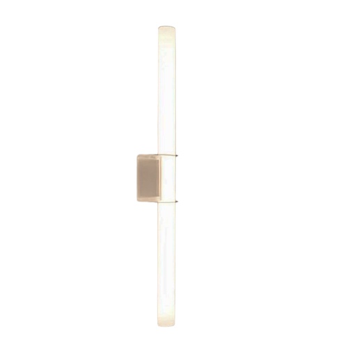 [PR-LIN W1 BL] Lin Aplique de Pared Difusor Vidrio Led 6w  IP20 Di.6xh.50cm Blanco