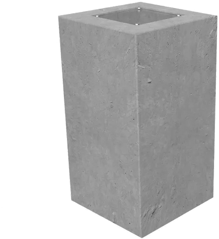 [Tonal] Tonal Aplique Cemento Bidireccional 2Luces Gu10 Exterior 22x10x10cm