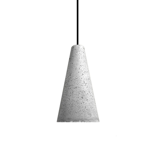 [Cylin] Cylin Colgante Cemento 1Luz Gu10 Interior Di.10x22cm