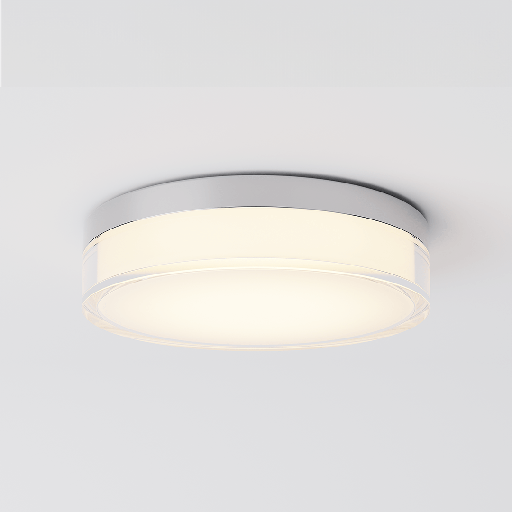 [VK-ICON 15-BL-15W-3000k 220v-120°-220v -DIM] Icon Plafon Circular 23Cm Led 15W 3000k Ip44 220v Dimerizable Blanco