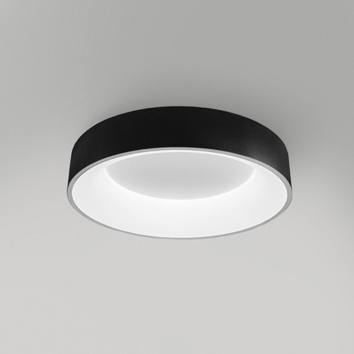 [VK-NBAGEL-NG-80W-WW DIM] Nbagel Plafon Circular 78Cm Led 80W 3000k Ip20 220v Dimerizable Negro