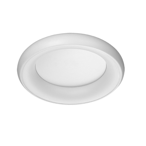 [VK-FLAD-BL-40W-WW DIM] Flad Plafon Circular 55Cm Led 40W 3000k Ip20 220v Dimerizable Blanco 