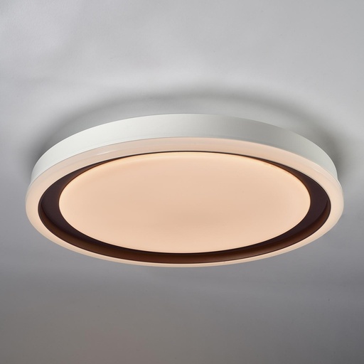 [VK-DONE-BLCA-32W DIM] Done Plafon Circular 55Cm Led 32W 2850-6000K Ip20 220v Dimerizable C/C.Remoto Blanco 