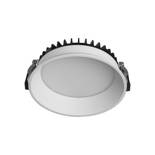 [VK-TIEF-10W-BL-3000K-220V-IP44] Tief Embutido Circular Led 10W Ip44 3000k 220v Blanco