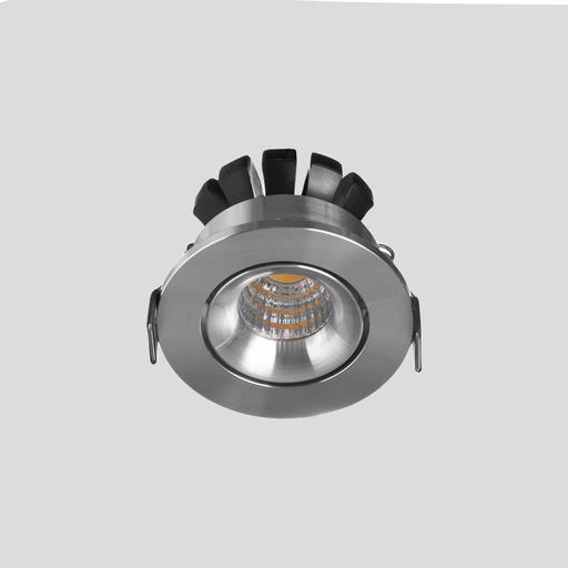 [VK-BACH-R-AL-3000] Bach R Embutido Circular Movil Led 3W Ip20 100º 3000k 220v Di.52mm Aluminio