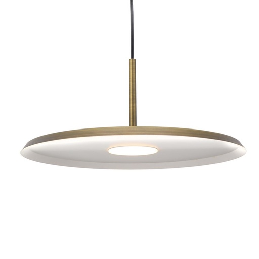[VK-TAIS-AB-7W-2700 DIM] Tais Colgante Plato Led 7W 2700k 220v Ip20 Dimerizable Di.350mm Bronce Viejo