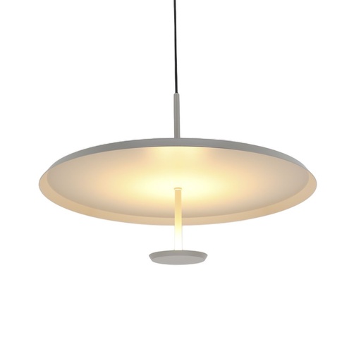 [VK-LUTZ-7W-DIMT-GR-2700K-220V] Lutz Colgante Plato Led 7W 2700k 220v Ip20 Dimerizable Di.350mm Gris