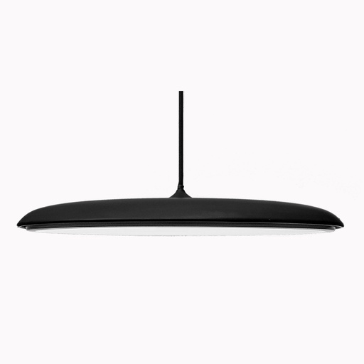 [VK-MATIZ-NG-30W-WW DIM] Matiz Colgante Plato Led 30W 3000k 220v Ip20 Dimerizable Di.400mm Negro