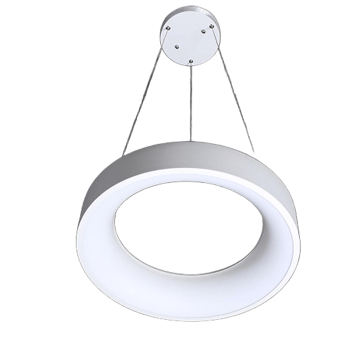 [VK-NBAGEL S-40W-DIMT-BL-3000K-220V] Nbagel S Colgante Circular Led 40W 3000k 220v Ip20 Dimerizable Di.450mm Blanco
