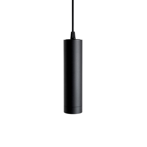 [VK-VIKER S-NG] Viker S Colgante Cilindrico Gu10 Par16 Ip20 Di.55x200Mm Negro