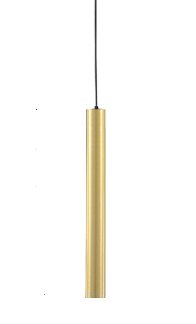[VK-VIKER S-600-G] Viker S 600 Colgante Cilindrico Gu10 Par16 Ip20 Di.55x600Mm Oro