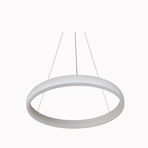 [VK-GERS-S-BL-60W-3000k 220v DIM] Gers S Colgante Aro Led 60W 3000k 220v Ip20 Dimerizable Di.800mm Blanco
