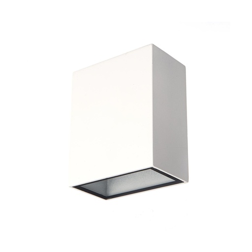 [VK-MINT DUO-6W-BL-3000K-220V] Mint Duo Aplique de Pared Cuadrado Bidireccional Led 2x3W 3000k 220v Ip40 Blanco