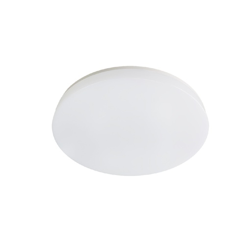 [VK-PIN-20W-BL-3CCT-220V] Pin Plafon Exterior Circular Led 20W 3000-4000-6000K 220v Ip54 Di.200mm Blanco