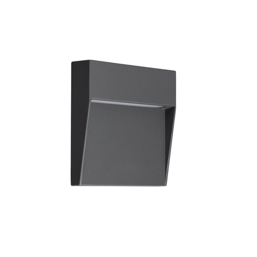 [VK-WALK-Q-GR-3W-3000K] Walk Q Aplique Exterior Cuadrado Led 3W 3000K 220v Ip54 105mm Grafito