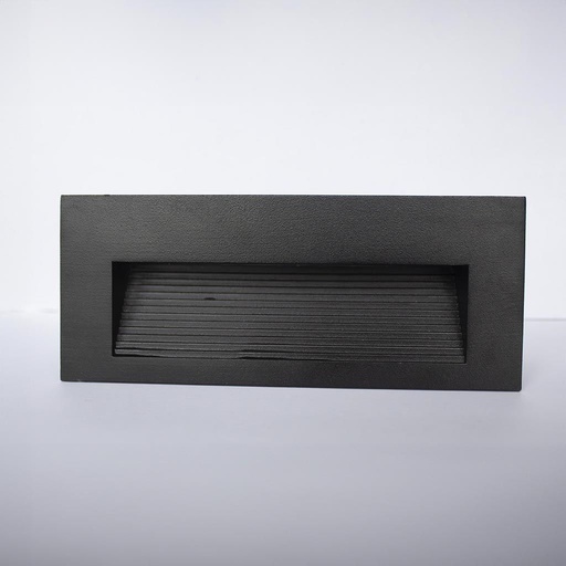 [VK-BRISA H PRO-GR-6W-3000K-90°-220V] Brisa H Embutido Exterior Horizontal Led 5W 3000K 220v Ip54 Gris