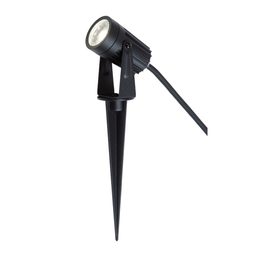 [SCL-Q3 PRO-NG-3000] Q3 Pro Spot C/Jabalina Led 3W 3000K 220V Exterior Ip54 Negro