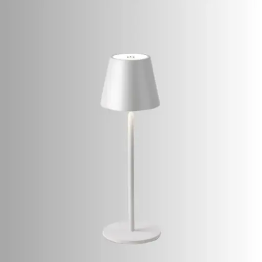 [VK-ANGELICA-3W-DIM-BL-3CCT] Angelica Lampara Mesa Exterior Led 3W 3000-5000k IP44 Dimerizable Batery Blanco
