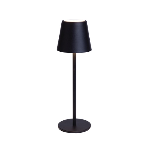 [VK-ANGELICA-3W-DIM-NG-3CCT] Angelica Lampara Mesa Exterior Led 3W 3000-5000k IP44 Dimerizable Batery Negro